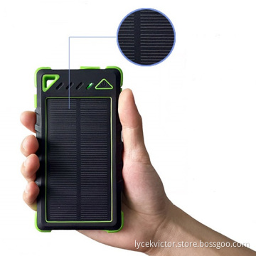 8000mAh Solar Power Bank, Smart Phone Sun Power